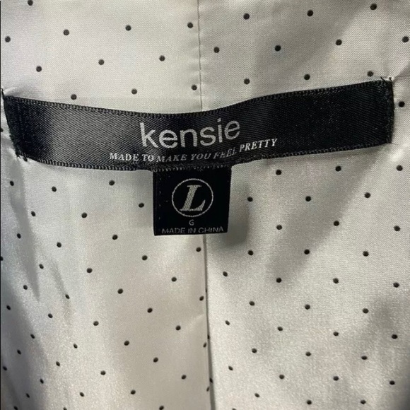 Kensie Black One Button Jacket - Picture 2 of 3